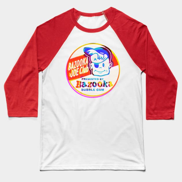 Bazooka Joe bubble gum Baseball T-Shirt by HAPPY TRIP PRESS